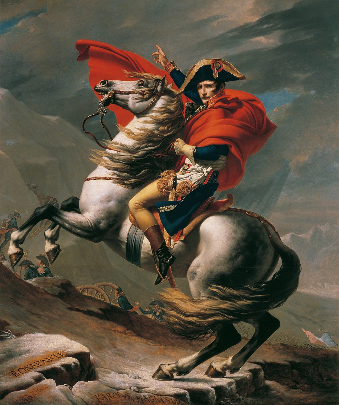Great Paintings Explained: Napoleon Crossing the Alps by Jacques-Louis  David | by Christopher P Jones | Medium